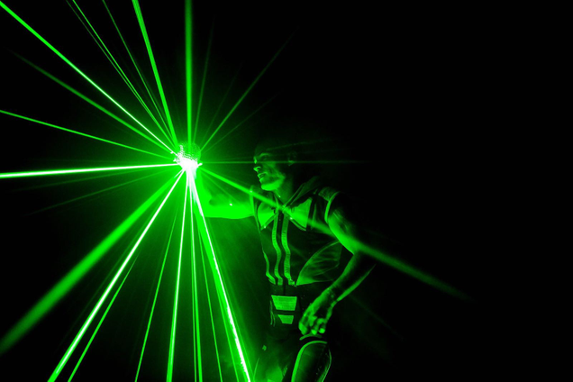 Illustration for article titled Why have a Laser Man show at your Event?